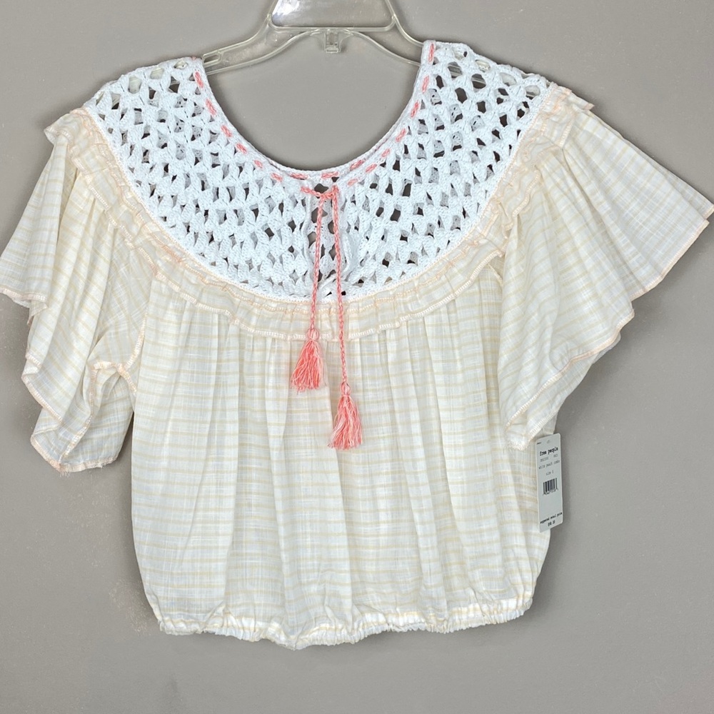 Free People Sz S cotton Free People Allora shirt